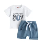 طقم أطفال صيفي ولادي 👕🩳 - Image 7